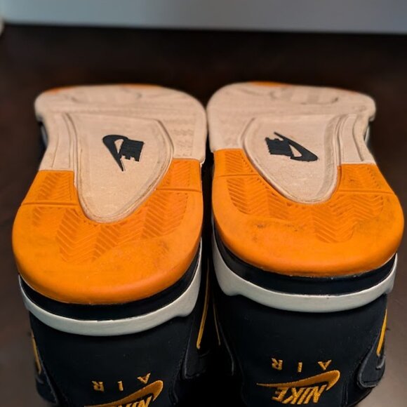 B31 NIKE Air Flight Falcon Obsidian/White/Circuit Orange - Picture 8 of 9